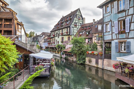 Image de Colorful traditional french houses in Colmar France